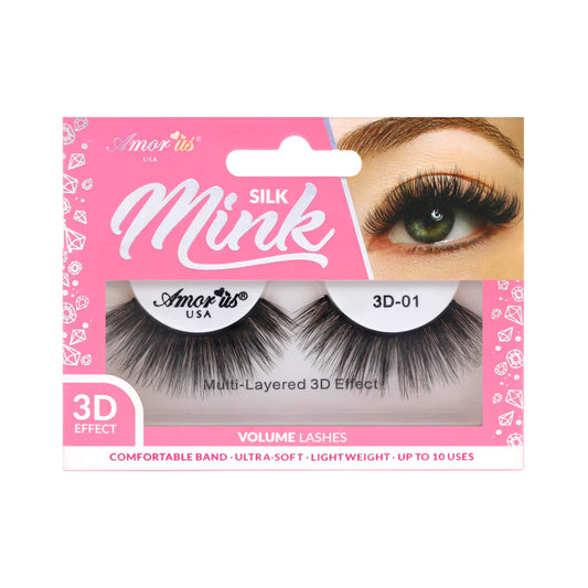 #1-SILK MINK PESTAÑAS DE VOLUMEN 3D