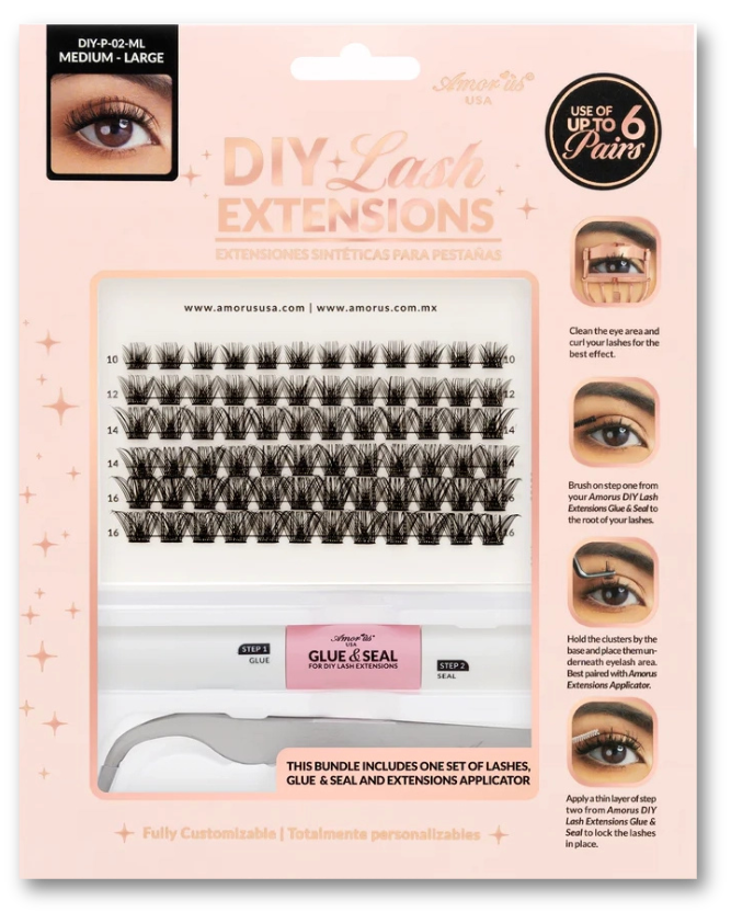DIY EYELASH EXTENSION KIT #2 SM/ML Perfect for your natural look. 