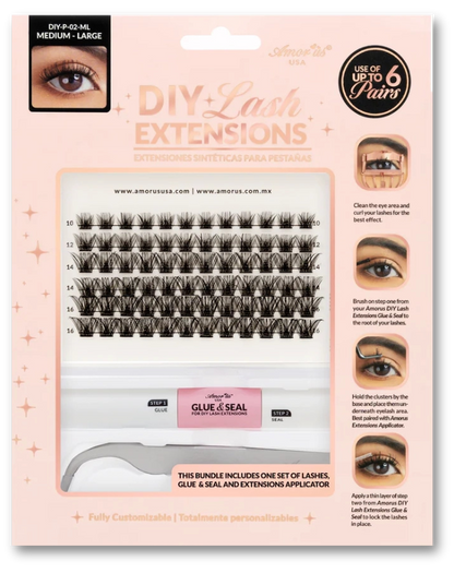 DIY EYELASH EXTENSION KIT #2 SM/ML Perfect for your natural look. 