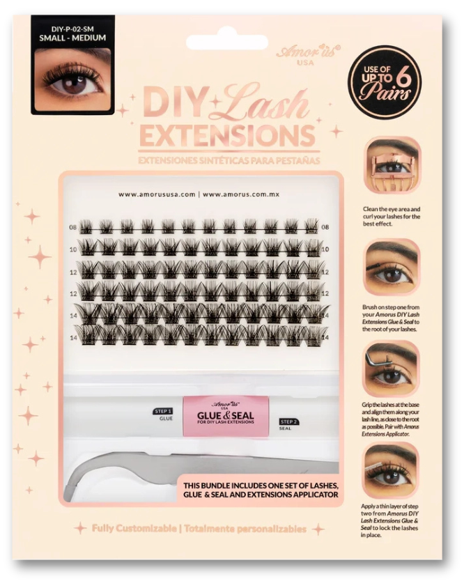 DIY EYELASH EXTENSION KIT #2 SM/ML Perfect for your natural look. 
