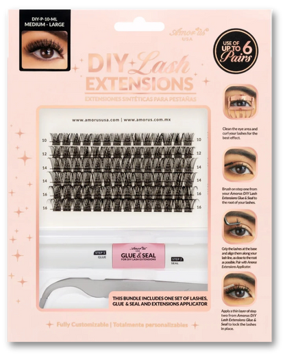 DIY Eyelash Extension Kit #10 SM/ML 