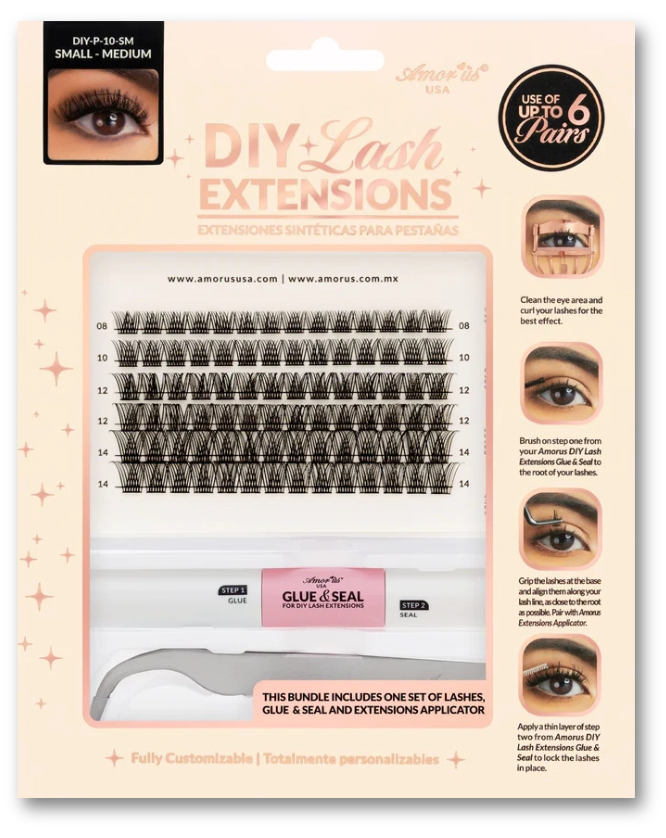 DIY Eyelash Extension Kit #10 SM/ML 